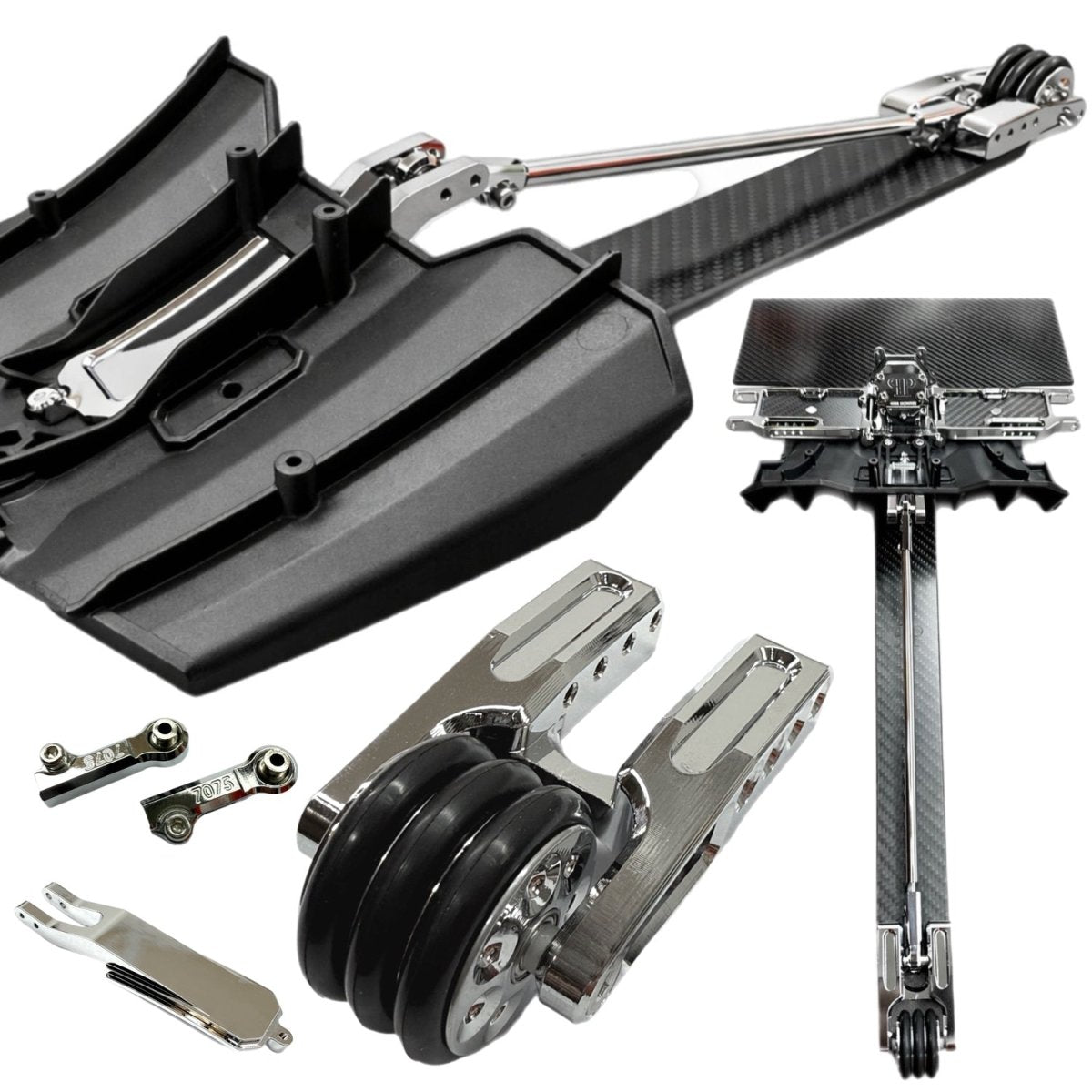 Perfect Pass Wheelie Bar for ARRMA 1/7 Limitless, Infraction, Felony Drag Racing - BOBBYRC