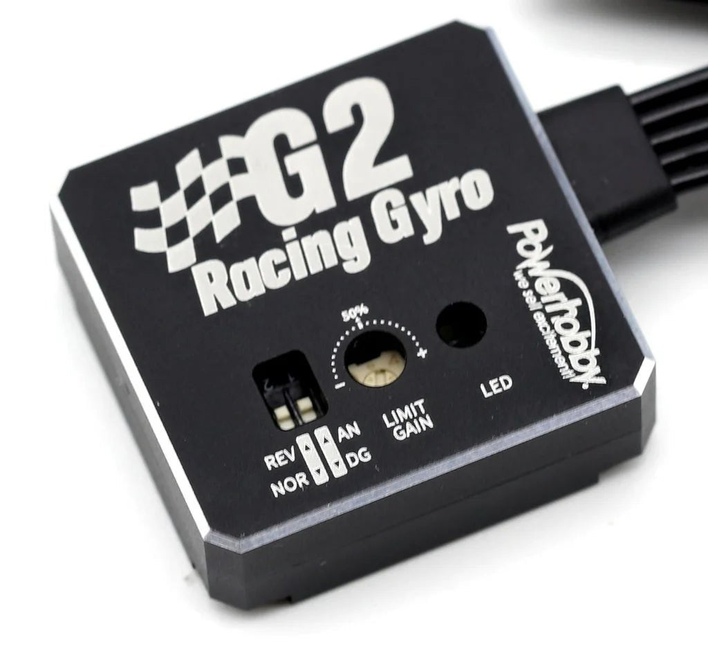 Powerhobby G2 High Stability Racing Drift Tuned RC Gyro w Aluminum Case - BOBBYRC