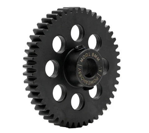 Powerhobby Hardened Steel ( Mod 1 ) 8mm Pinion Gear Speed Run / Drag Racing - BOBBYRC