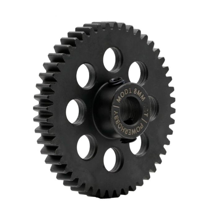 Powerhobby Hardened Steel ( Mod 1 ) 8mm Pinion Gear Speed Run / Drag Racing - BOBBYRC