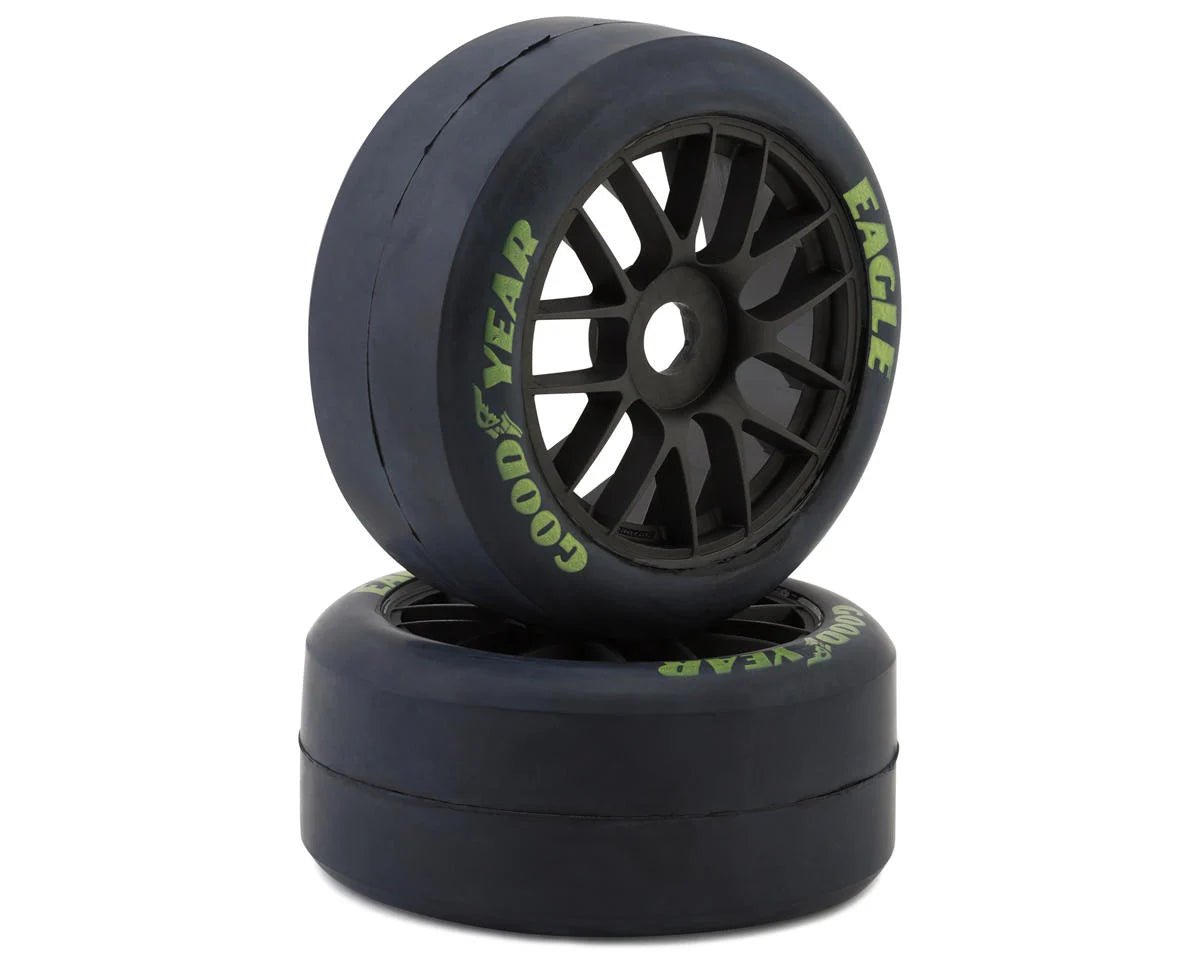 Pro - Line 1/7 Goodyear NASCAR Cup F/R Belted MTD 17mm Gunmetal: Infraction 6S - BOBBYRC