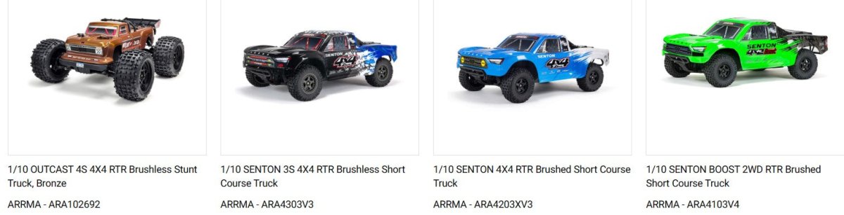 Pro - Line 6359 - 00 PowerStroke FRONT Shocks 3S/4S BLX Kraton Outcast Senton Typhon - BOBBYRC