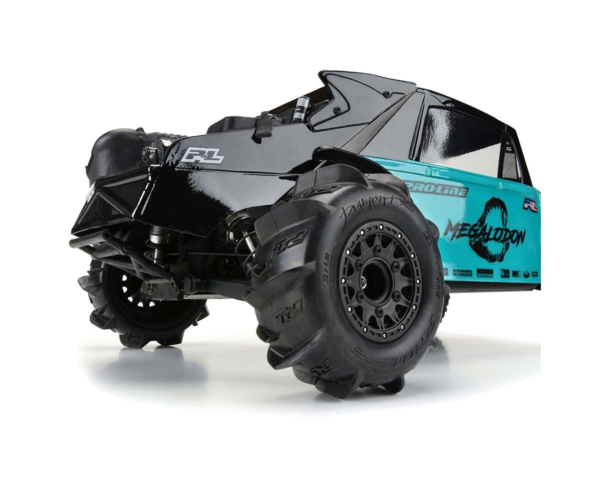 Pro - Line Dumont Paddle 2.2/3.0 Pre - Mounted Tires w/Raid Wheels (Black) (2) (Z3) w/12mm Removable Hex - BOBBYRC