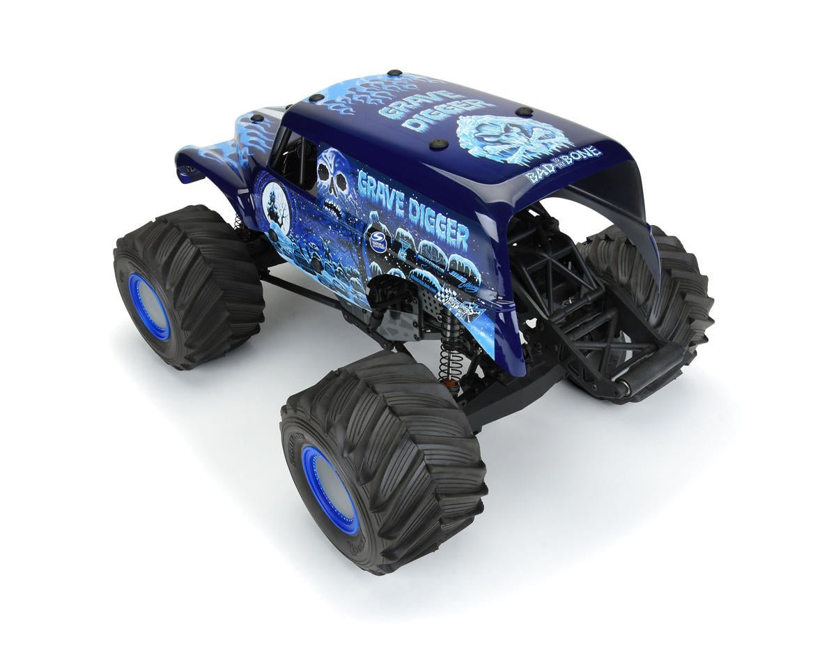 Pro-Line LMT 1/10 Grave Digger Ice Pre-Painted Body (Blue) - BOBBYRC