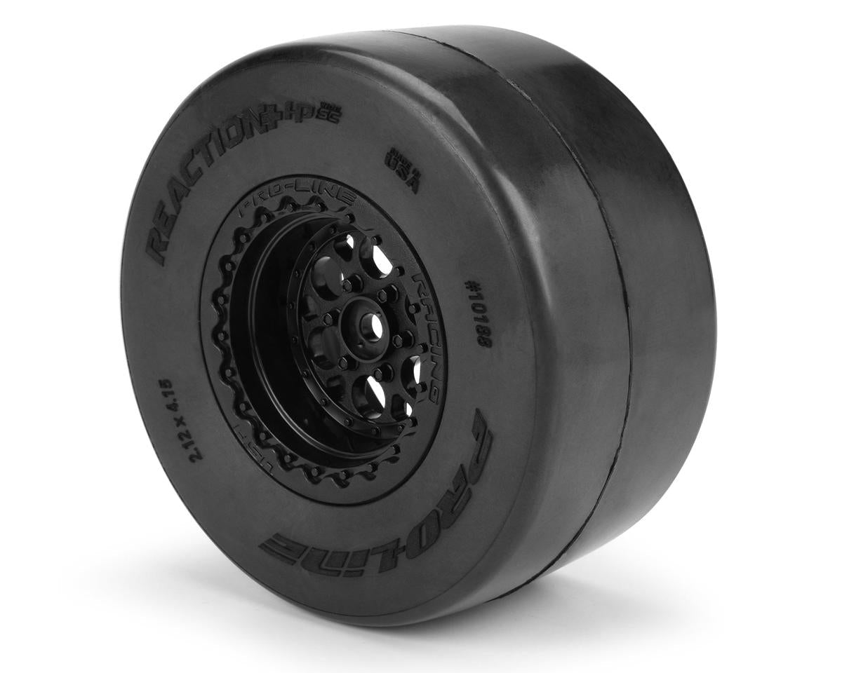 Pro-Line Reaction+ HP Belted Wide Drag Slick 2.2/3.0 SCT Rear Tires (2) (S3) - BOBBYRC