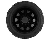 Pro-Line 1/8 Menace HP Belted 3.8" Pre-Mounted Truck Tires (2) (Black) (S3) w/Raid Wheels