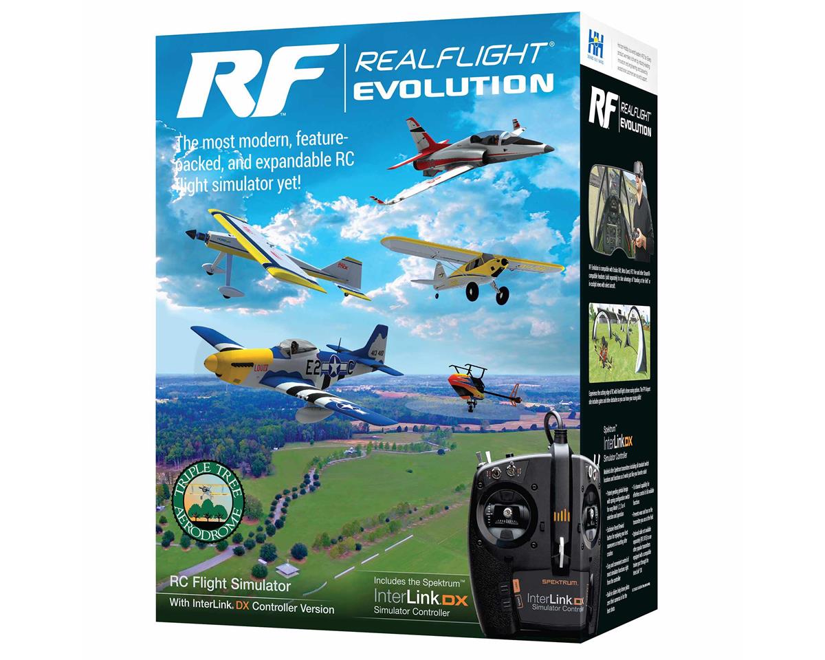 RealFlight Evolution RC Flight Simulator w/InterLink DX Controller - BOBBYRC