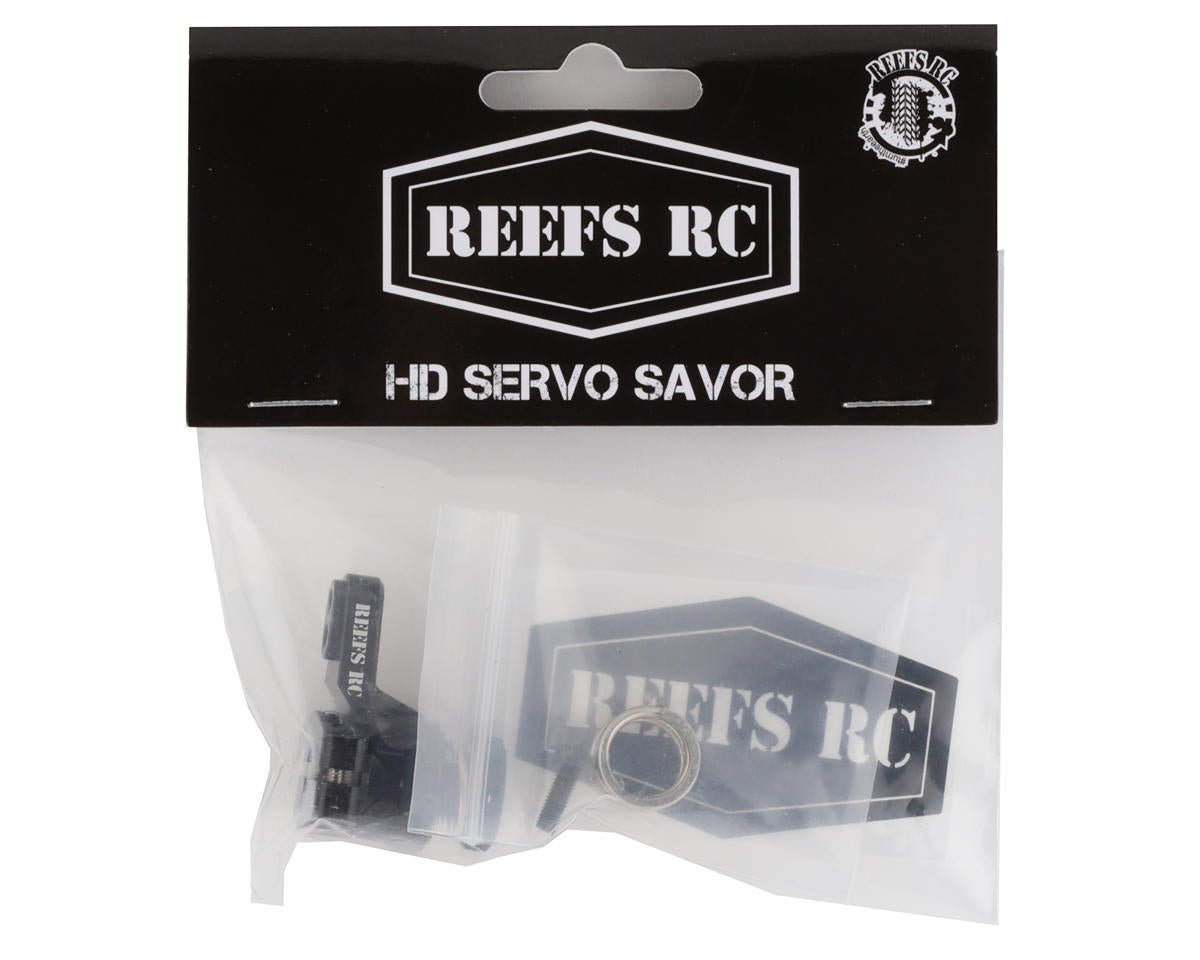 Reefs RC HD CNC Aluminum Clamping Servo Saver (25T) (Black) - BOBBYRC