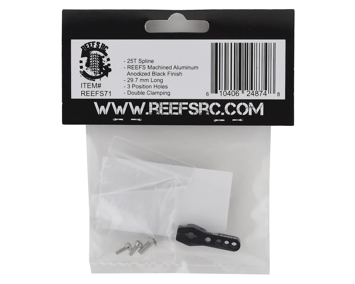 Reefs RC V2 HD Servo Horn (Black) (25T) - BOBBYRC