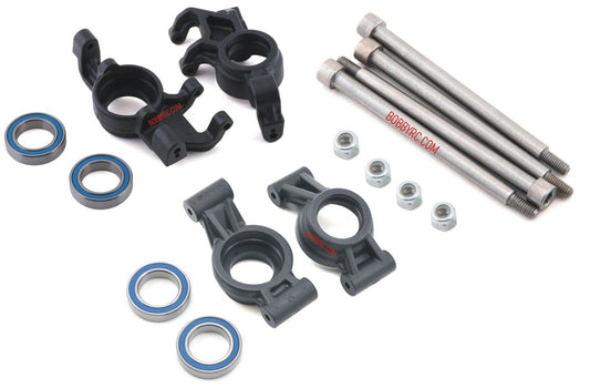 RPM 70510,81732,80662 Front+Rear Axle Carriers, Hinge Pins, For Traxxas X - Maxx - BOBBYRC