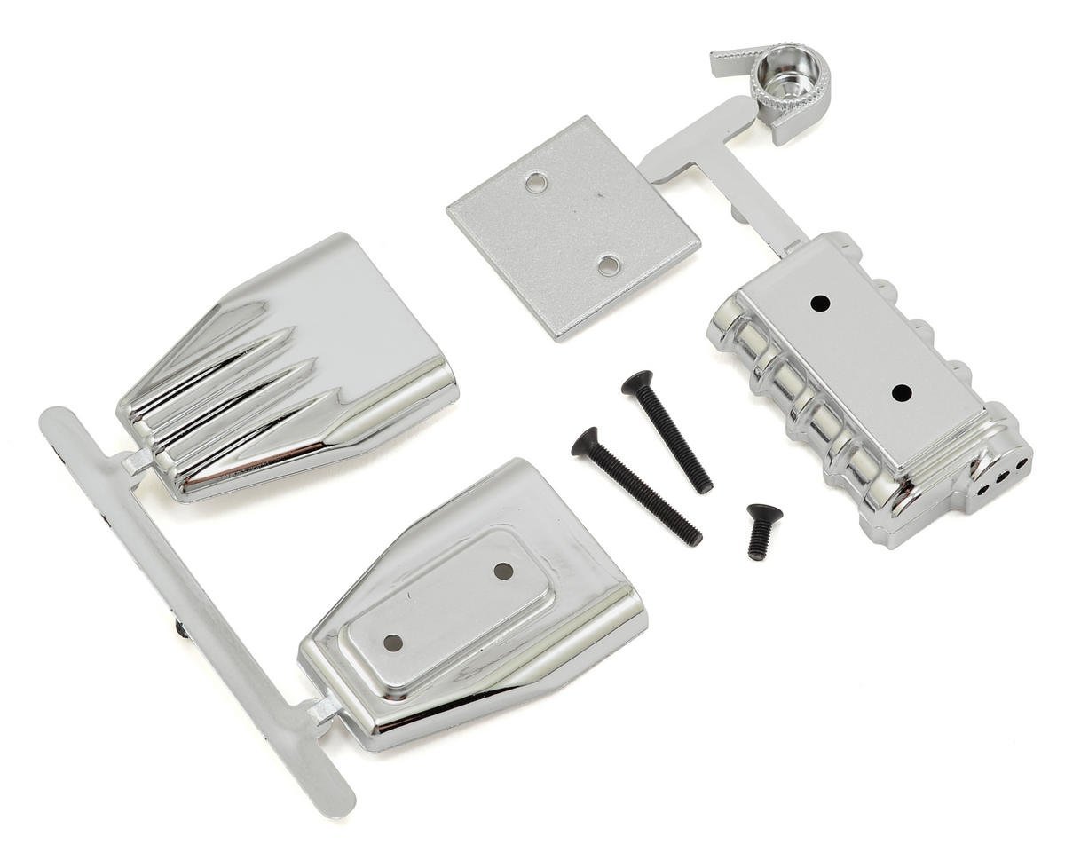 RPM Mock Intake & Blower Set (Chrome) For Drift & Crawler 1/10 and 1/8 Bodies - BOBBYRC