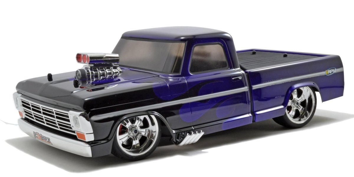 RPM Mock Intake & Blower Set (Chrome) For Drift & Crawler 1/10 and 1/8 Bodies - BOBBYRC