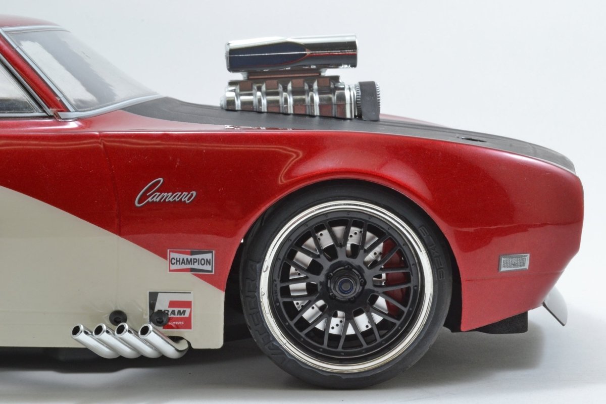 RPM Mock Intake & Blower Set (Chrome) For Drift & Crawler 1/10 and 1/8 Bodies - BOBBYRC