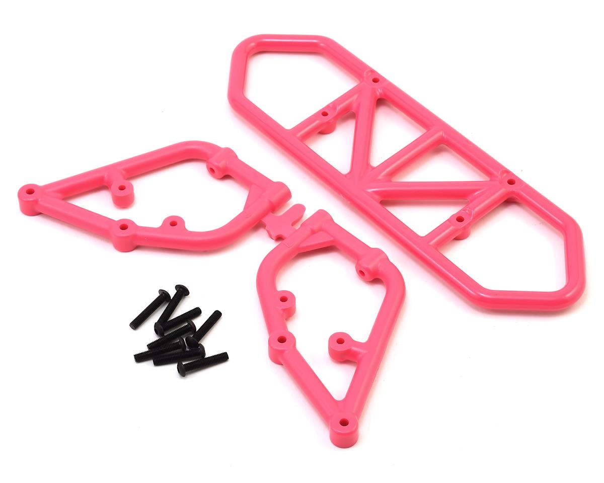 RPM Pink Suspension Arms, Gear Cover, Fr & Rr Bumpers For Traxxas Slash 2WD - BOBBYRC