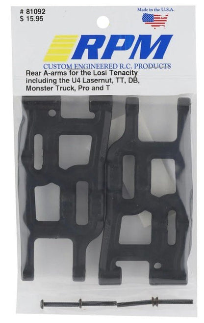 RPM Suspension Arms A - Arms Set Front Rear Black For Losi Tenacity/Lasernut - BOBBYRC
