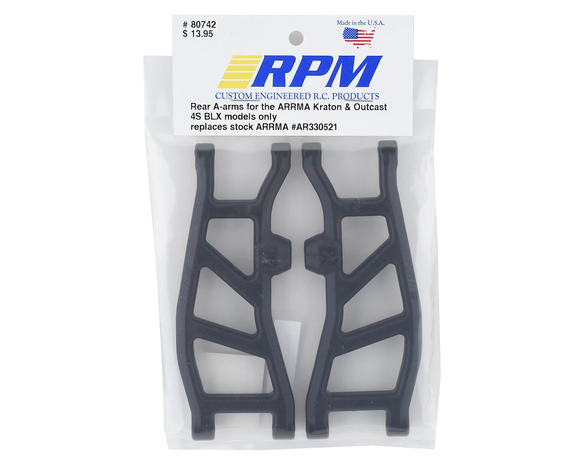 RPM R/C Suspension Arms Set Rear (Replace Stock AR330521) For Arrma Outcast Kraton 4s BLX ARA102690, ARA102692 (Copy)