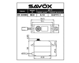 Savox SW0230MG Waterproof Metal Gear Digital Servo W/Soft Start Slash Summit