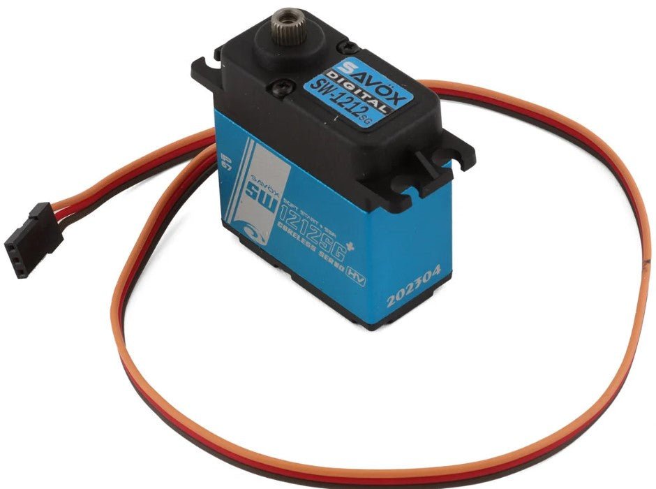 Savox SW - 1212SGP Waterproof Steel Gear Digital Servo (High Voltage) (Tall) - BOBBYRC