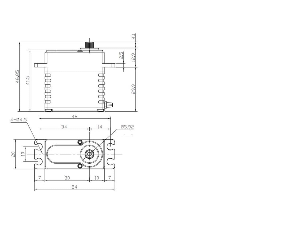 Reefs RC (High Voltage)4s Triple 8 Digital Brushless Servo