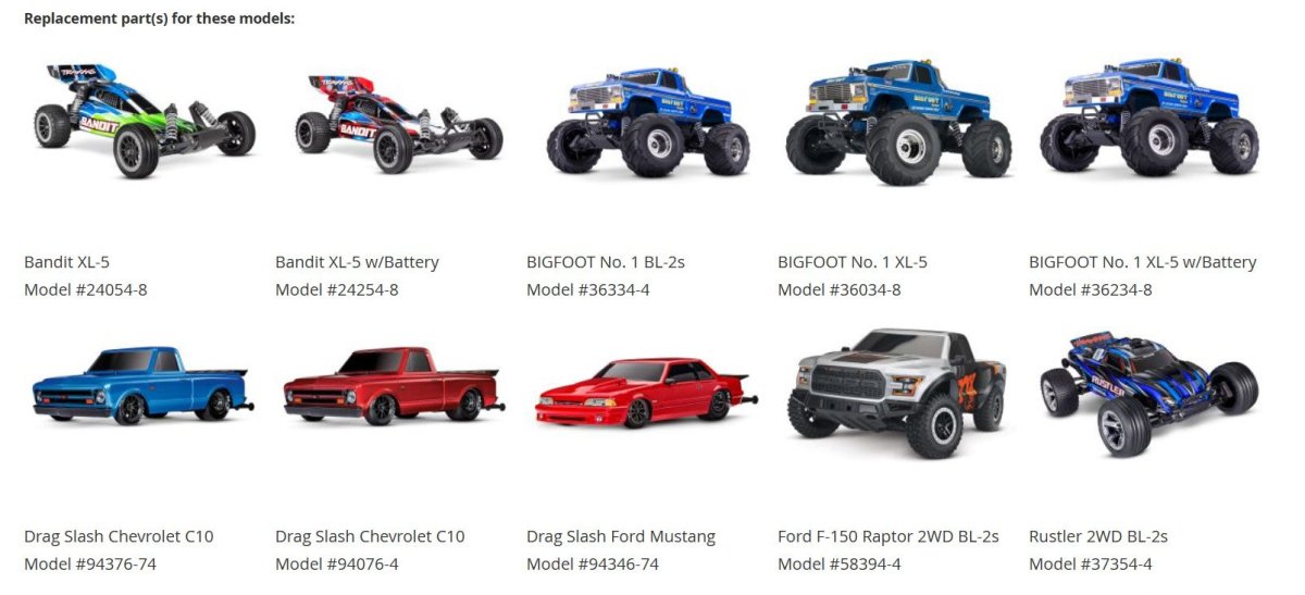 Slash 2wd, Drag Slash, Rustler, Stampede, Bandit, VXL XL - 5 (2pcs) 4683 83 - Tooth (48 - Pitch) Spur Gear - BOBBYRC