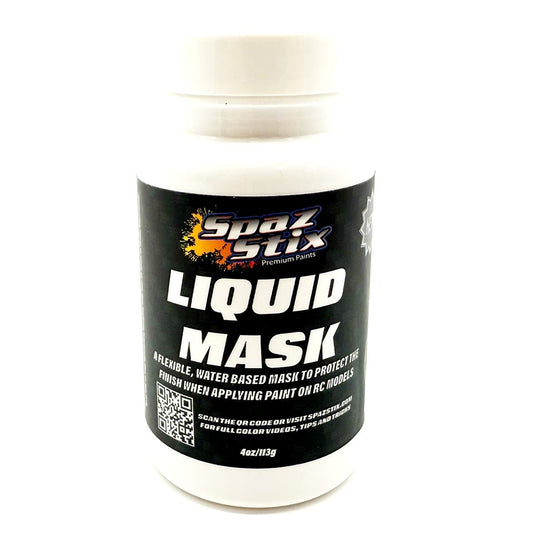Spaz Stix Water Based Liquid Mask V2, 4oz For Rc Body - BOBBYRC