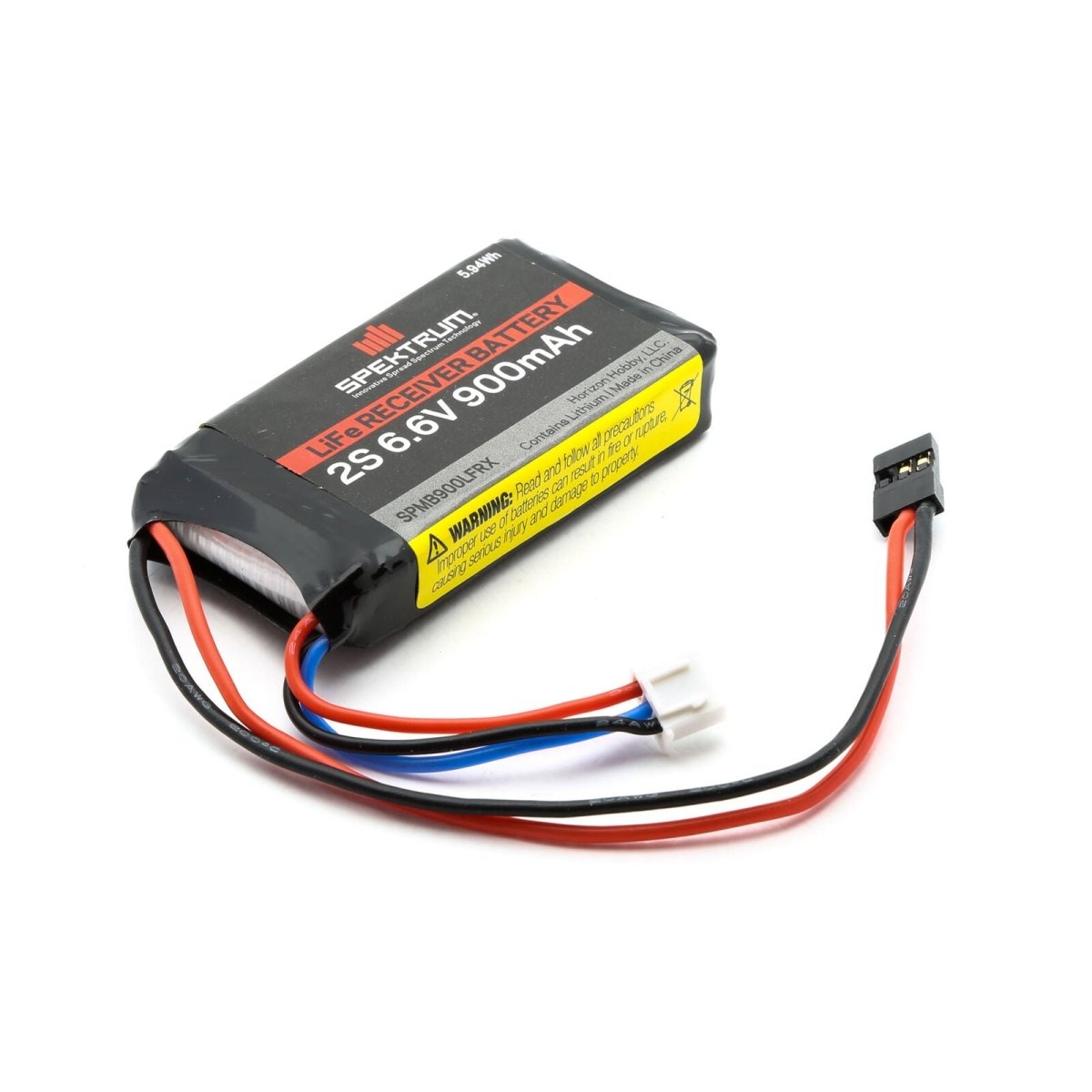 Spektrum 900mah 900 2S 6.6v LIFE Li - Fe RC Airplane Receiver Battery - BOBBYRC