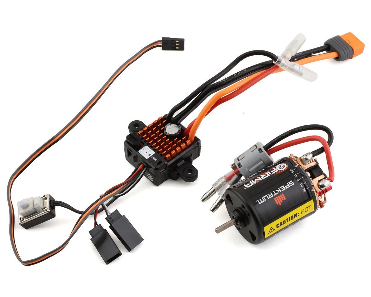Spektrum Firma 70A Smart Waterproof Brushed ESC & 15T Brushed Motor 1/10 Scale Crawlers (Copy) - BOBBYRC