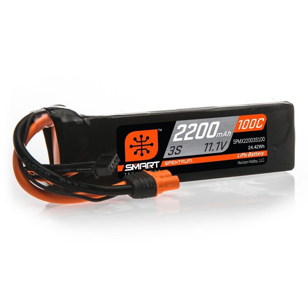 Spektrum RC 3S 100C Smart LiPo Battery 11.1V 2200mAh - BOBBYRC
