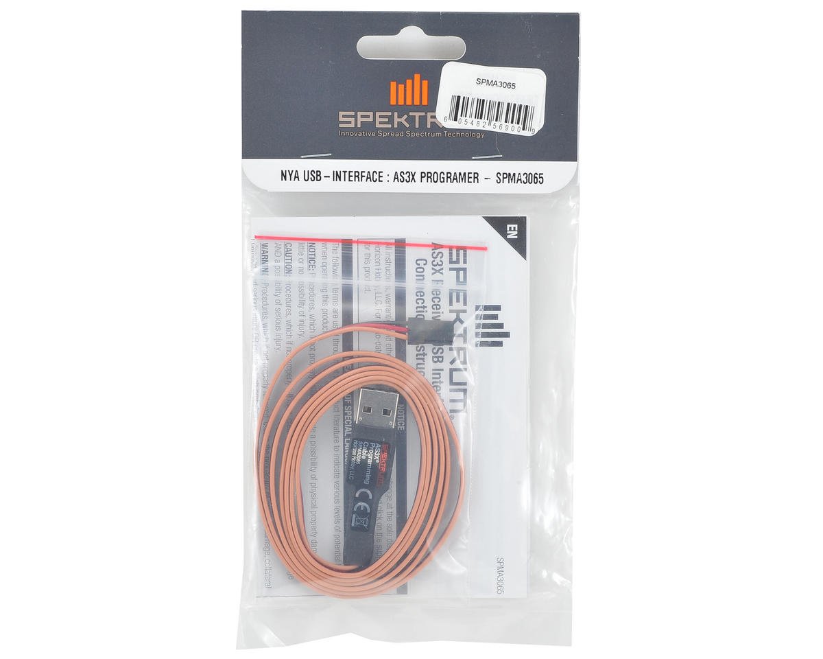Spektrum RC AS3X Programming Cable w/USB Interface - BOBBYRC