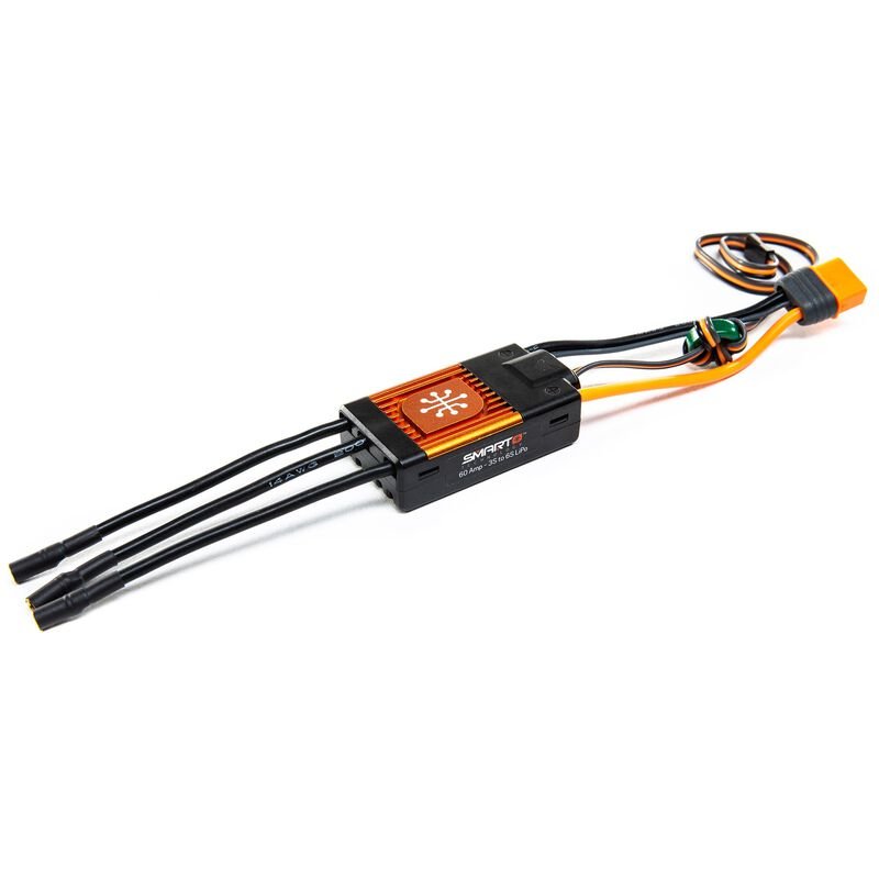 Spektrum RC Avian 60 Amp 3 - 6S Brushless Smart ESC Rc Plane E - Flite - BOBBYRC