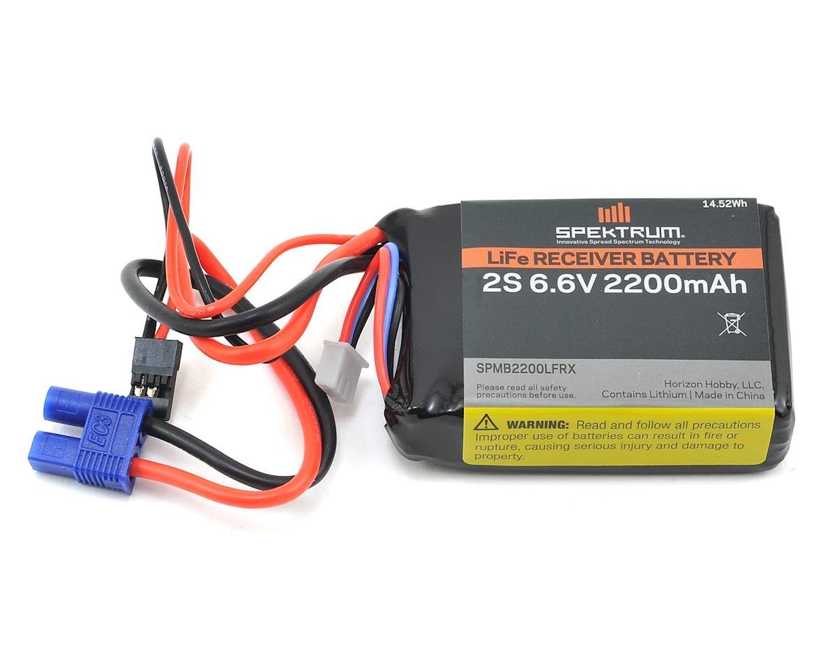 Spektrum RC LiFe Receiver Battery Pack (6.6V/2200mAh) - BOBBYRC