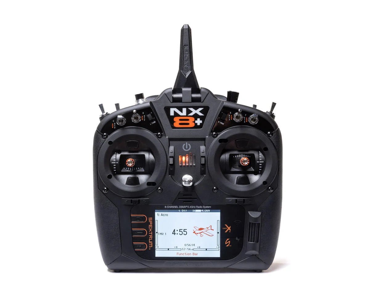 Spektrum RC NX8+ 2.4GHz DSMX 20 - Channel Radio System (Transmitter Only) - BOBBYRC