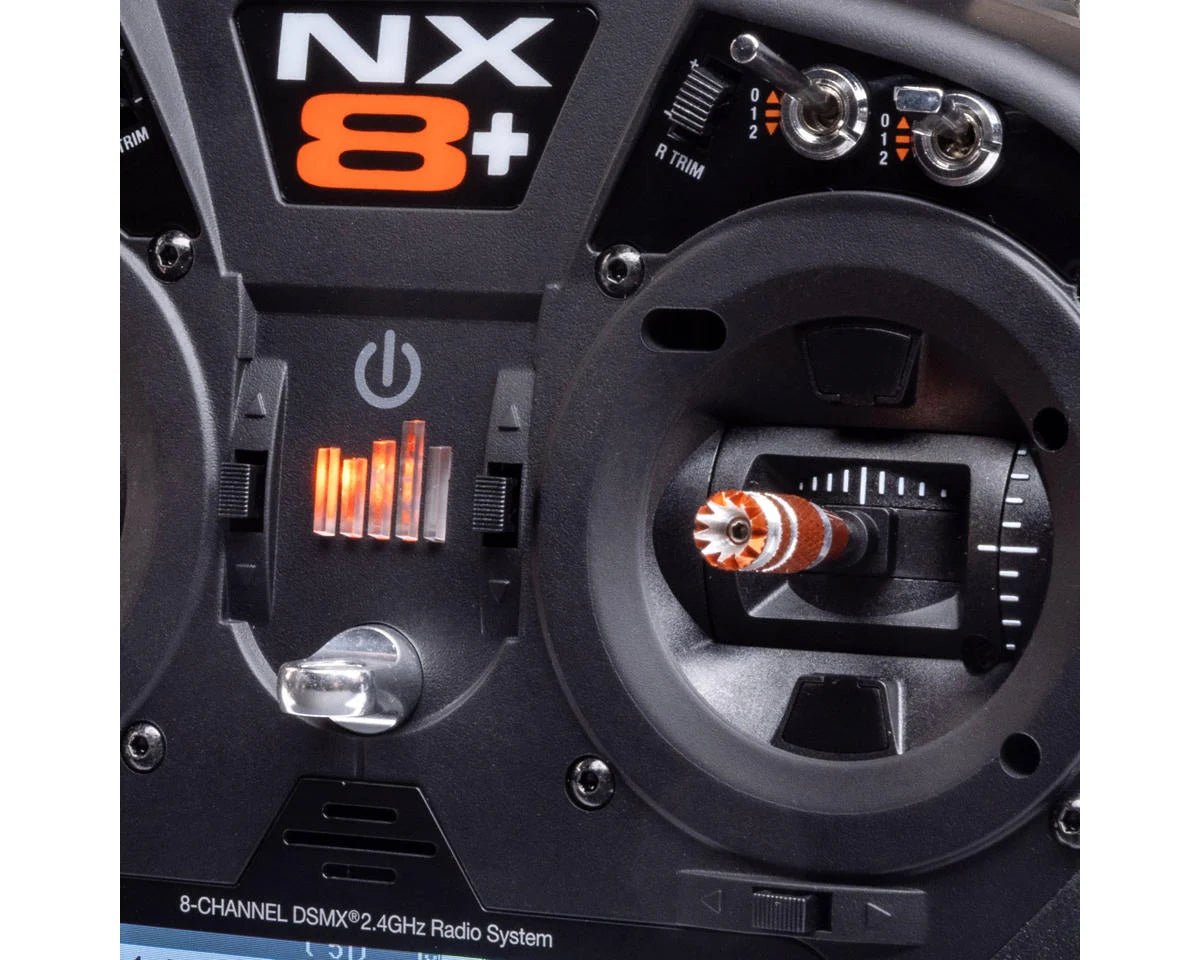 Spektrum RC NX8+ 2.4GHz DSMX 20 - Channel Radio System (Transmitter Only) - BOBBYRC