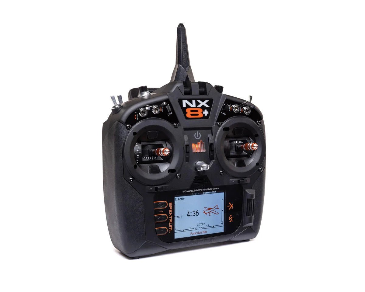 Spektrum RC NX8+ 2.4GHz DSMX 20 - Channel Radio System (Transmitter Only) - BOBBYRC