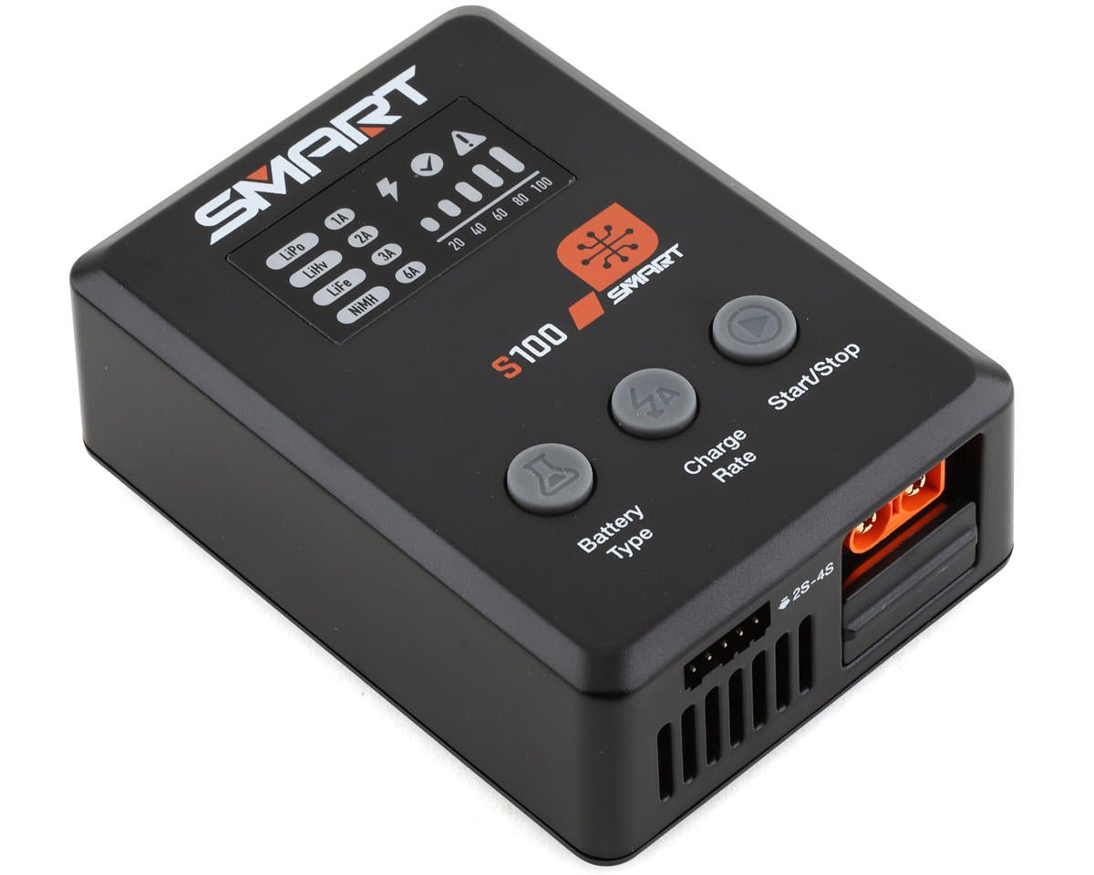 Spektrum RC S100 DC/USB 4S LiPo Smart Charger - BOBBYRC