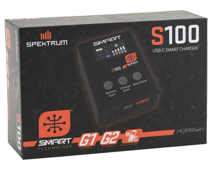 Spektrum RC S100 DC/USB 4S LiPo Smart Charger - BOBBYRC