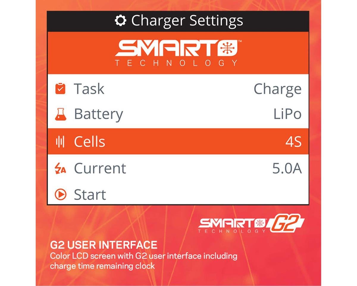 Spektrum RC S155 155 G2 AC Smart RC Airplane Car Charger (2 - 4S/5A/55W) SPMXC2050 - BOBBYRC