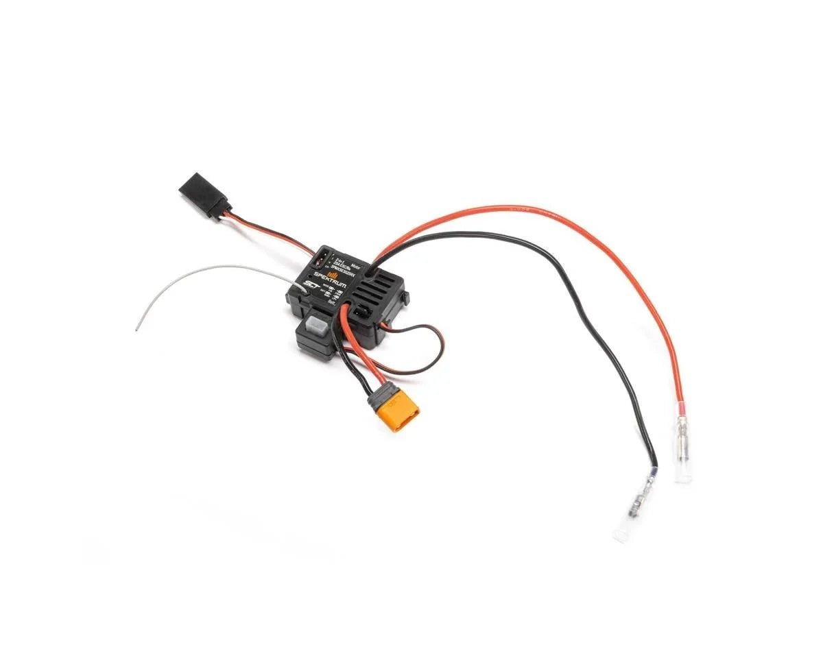 Spektrum RC SLT 25a Micro 1/18 1/16 Brushed ESC & RX Combo w/IC2 Connector - BOBBYRC