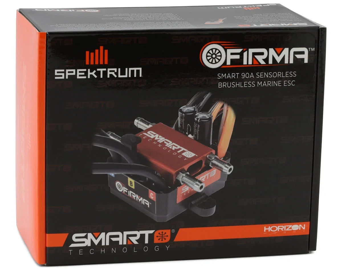 Spektrum RC 90 Amp Smart Brushless Marine ESC For Pro Boat Blackjack 24