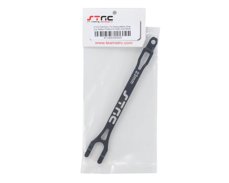 ST Racing Concepts Aluminum Battery Strap (Gun Metal) - BOBBYRC
