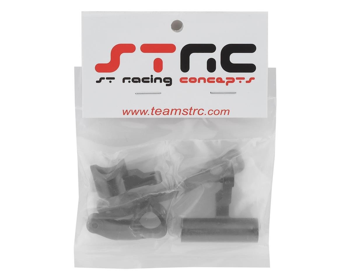 ST Racing Concepts Arrma 6S Aluminum HD Steering Bellcrank Set (Gun Metal) - BOBBYRC