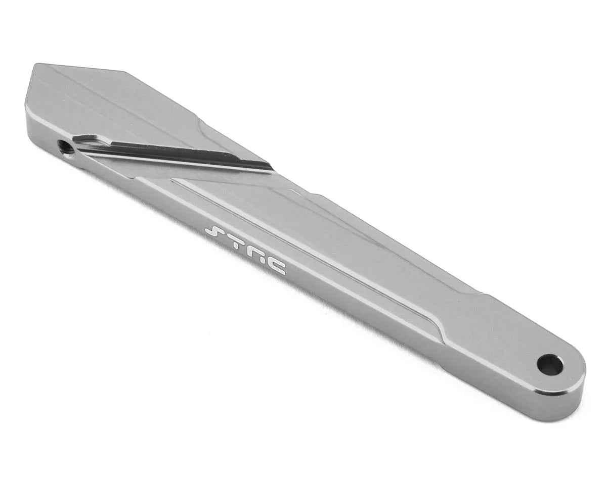 ST Racing Concepts Arrma Outcast 6S Aluminum HD Rear Chassis Brace (Silver) - BOBBYRC