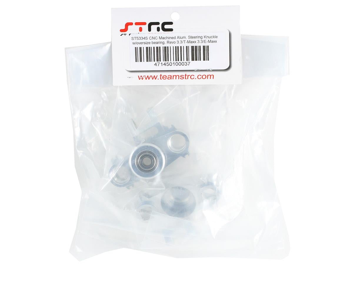 ST Racing Concepts Steering Knuckles for Traxxas Nitro Revo 3.3 , T - Maxx 3.3 (Silver) - BOBBYRC