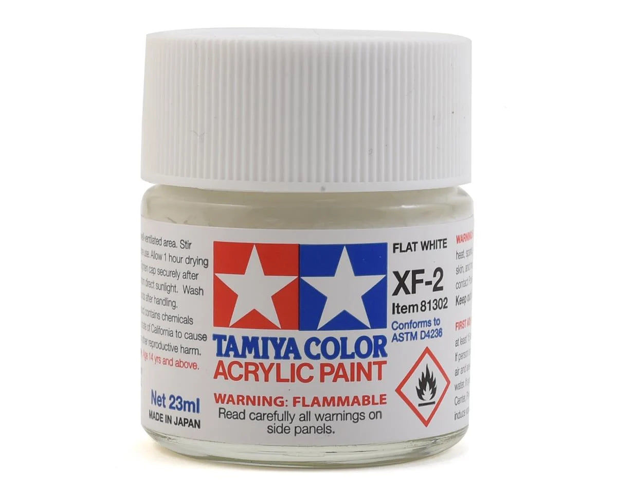 Tamiya (23ml) XF-1 to XF-90 Colors/Flats Acrylic Paint