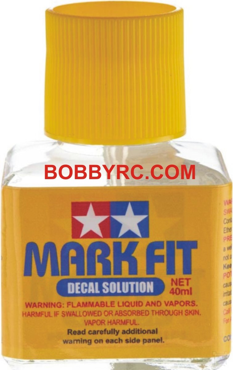 TAMIYA 87102 Mark Fit (Solvent to Soften Decals) (40ml) - BOBBYRC