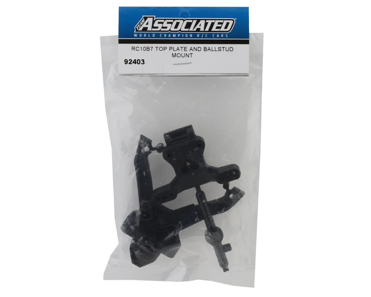 Team Associated RC10B7 Top Plate & Ballstud Mount Set - BOBBYRC