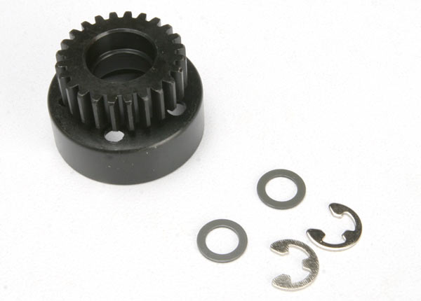 Traxxas 4124 24 - Tooth Clutch Bell w/Washers & E - Clips For Jato 3.3 & T - Maxx 3.3 - BOBBYRC