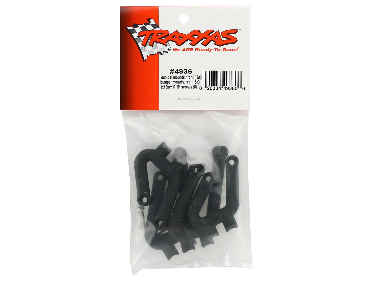 Traxxas 4936 Front & Rear Bumper Mount Set (EMX,TMX,2.5,3.3) - BOBBYRC