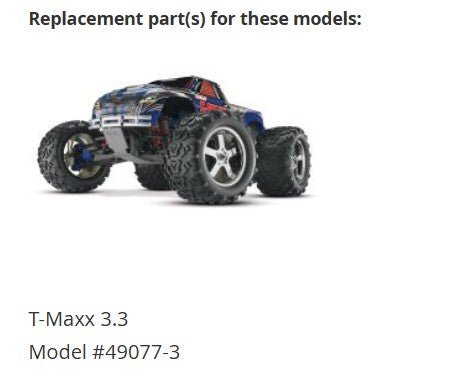Traxxas 4975 Wheelie Bar (Wheely T - maxx 3.3 or E - maxx brushless - BOBBYRC