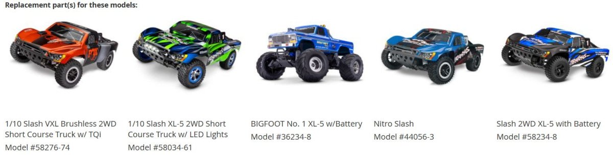 Traxxas 6828X HD Differential Output Yoke Set Slash 4X4 / Stampede 4X4 - BOBBYRC